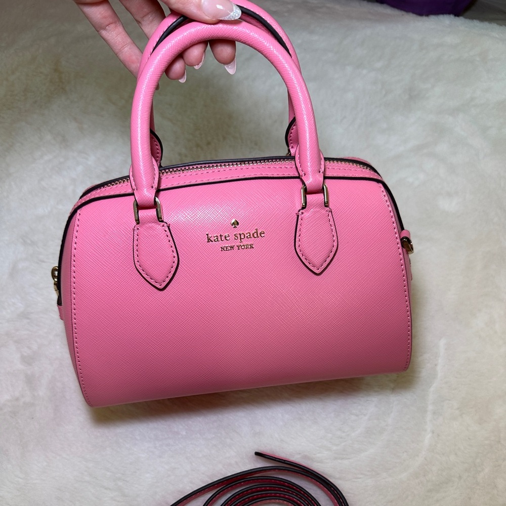 Kate Spade Madison Small Dolly Duffle Crossbody Pink Bag